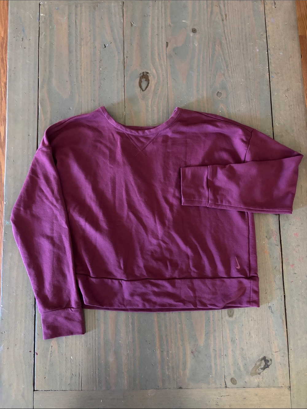 Nike Plum/Dark Purple Dri-FIT Crewneck